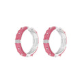 Polka Dot Enamel Earrings