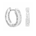 Cubic Zirconia Huggies