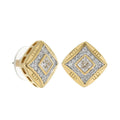 Pave Cz Design Earring