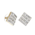Pave Cz Design Earring