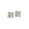 Pave Cz Design Earrings
