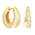 Cubic Zirconia Huggies
