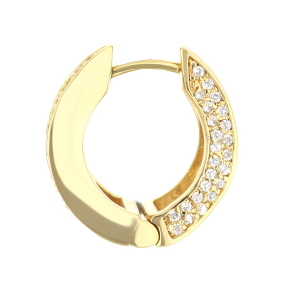 Cubic Zirconia Huggies