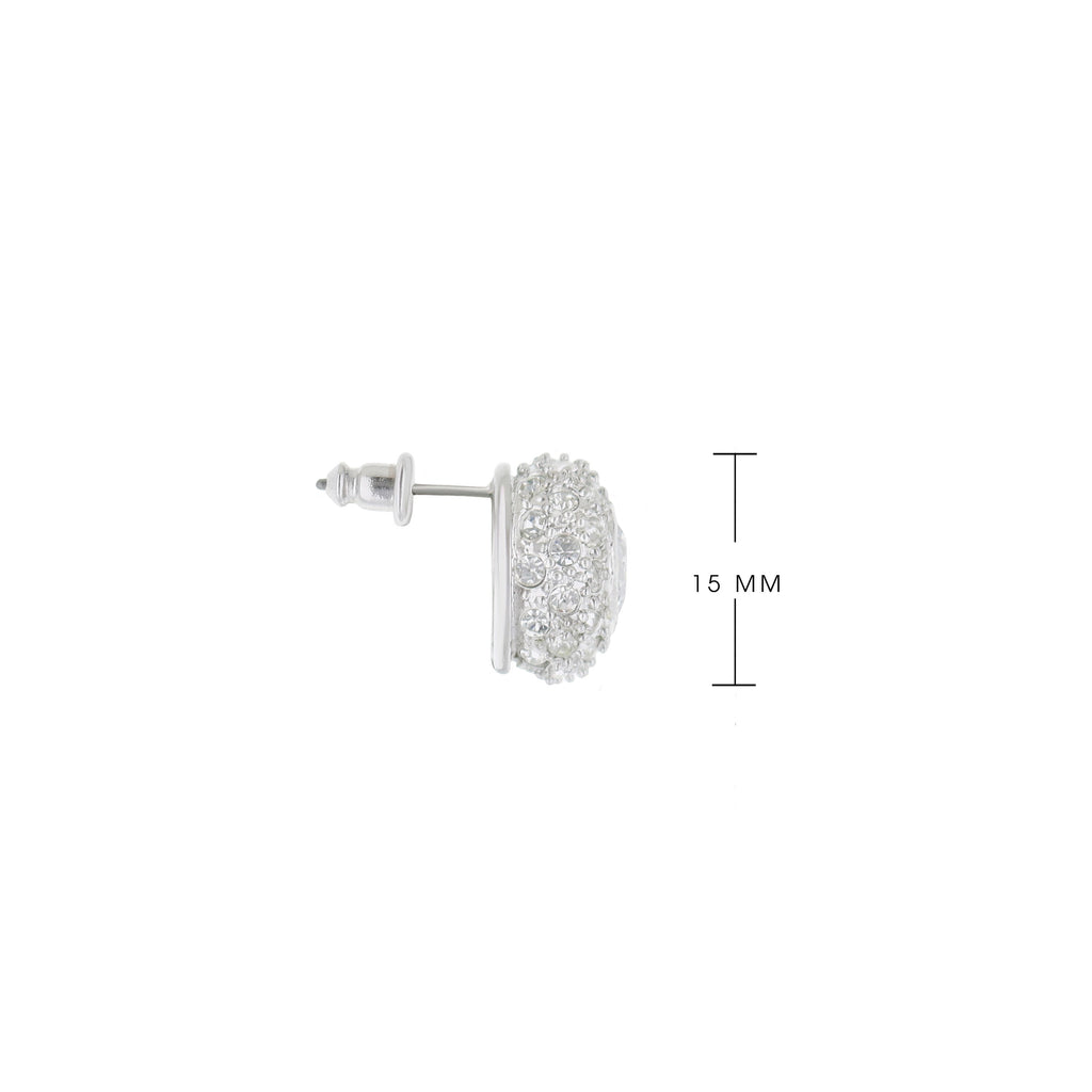 Pave Donut Earrings