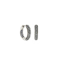 Pave Hoop Earrings