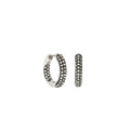 Pave Hoop Earrings