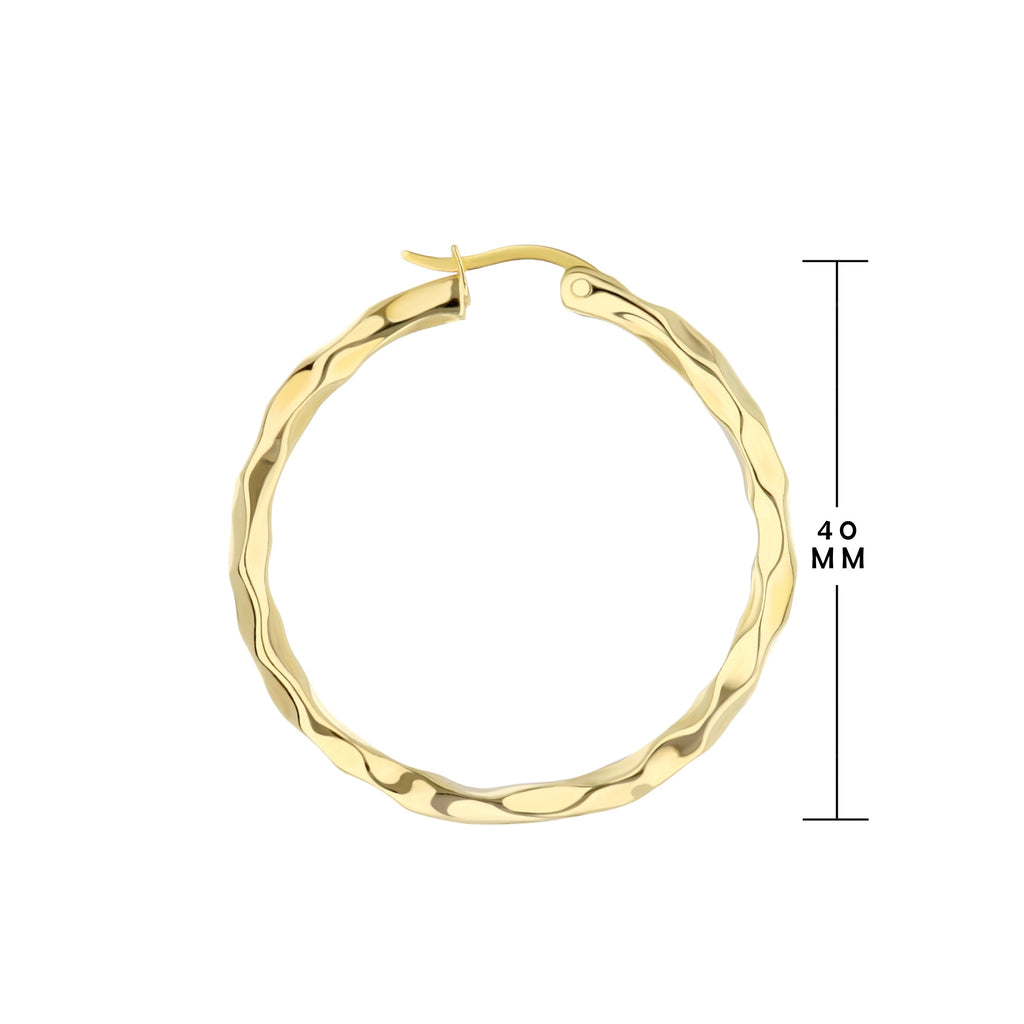 Plain Hoop Earrings
