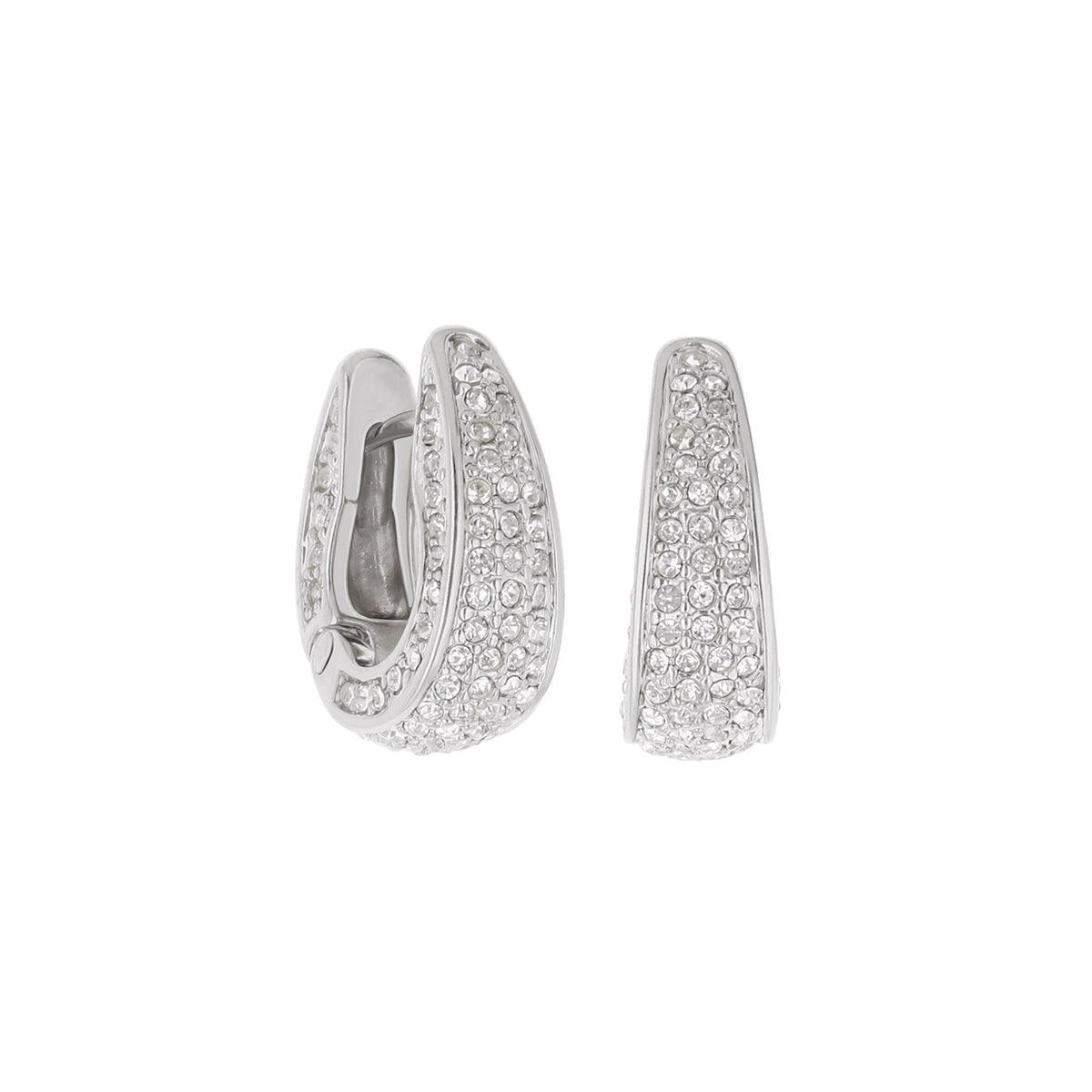 Crystal Huggie Earrings