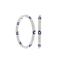 Pave Hoop Earrings