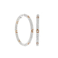 Pave Hoop Earrings