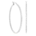 Pave Hoop Earrings