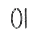 Pave Hoop Earrings