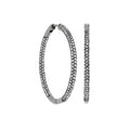 Pave Hoop Earrings