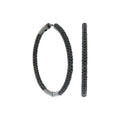 Pave Hoop Earrings
