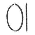 Pave Hoop Earrings