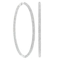 Pave Hoop Earrings