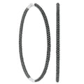 Pave Hoop Earrings
