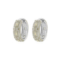 Greek Key Hoop Earrings