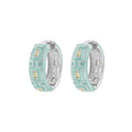 Greek Key Hoop Earrings