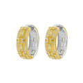 Greek Key Hoop Earrings