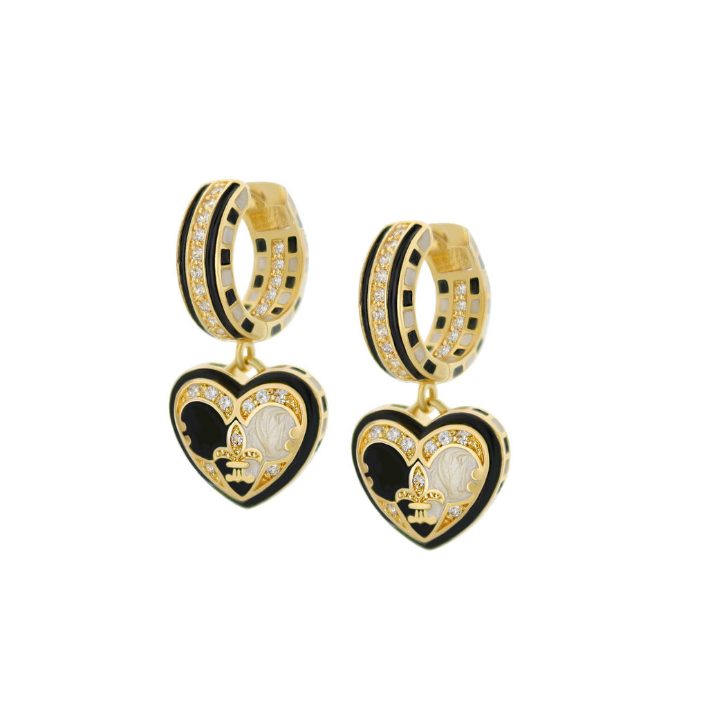 Renaissance Heart Earrings