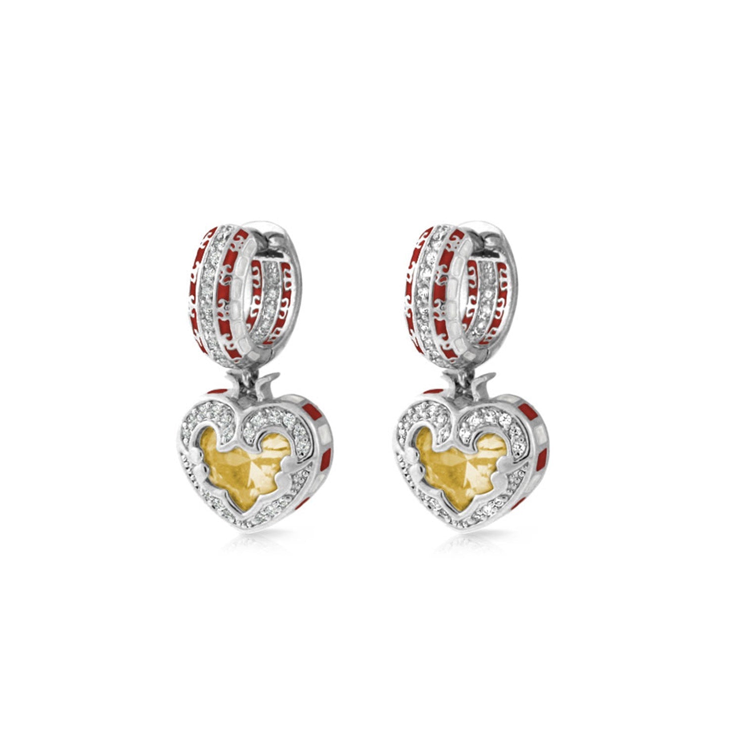 Renaissance Heart Earrings