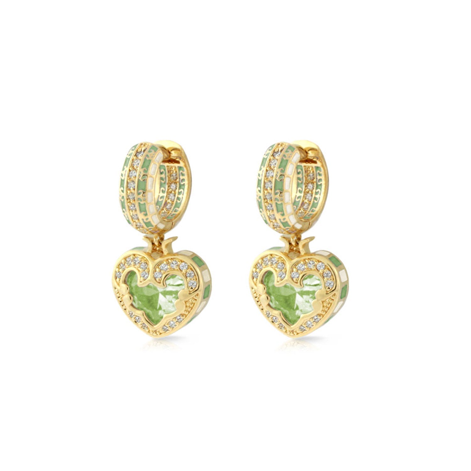 Renaissance Heart Earrings