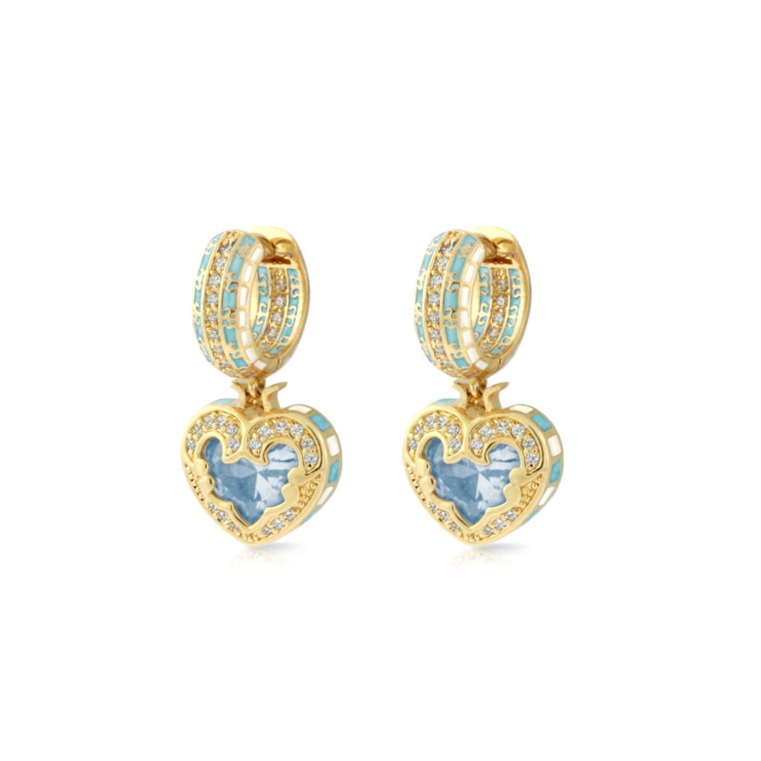 Renaissance Heart Earrings