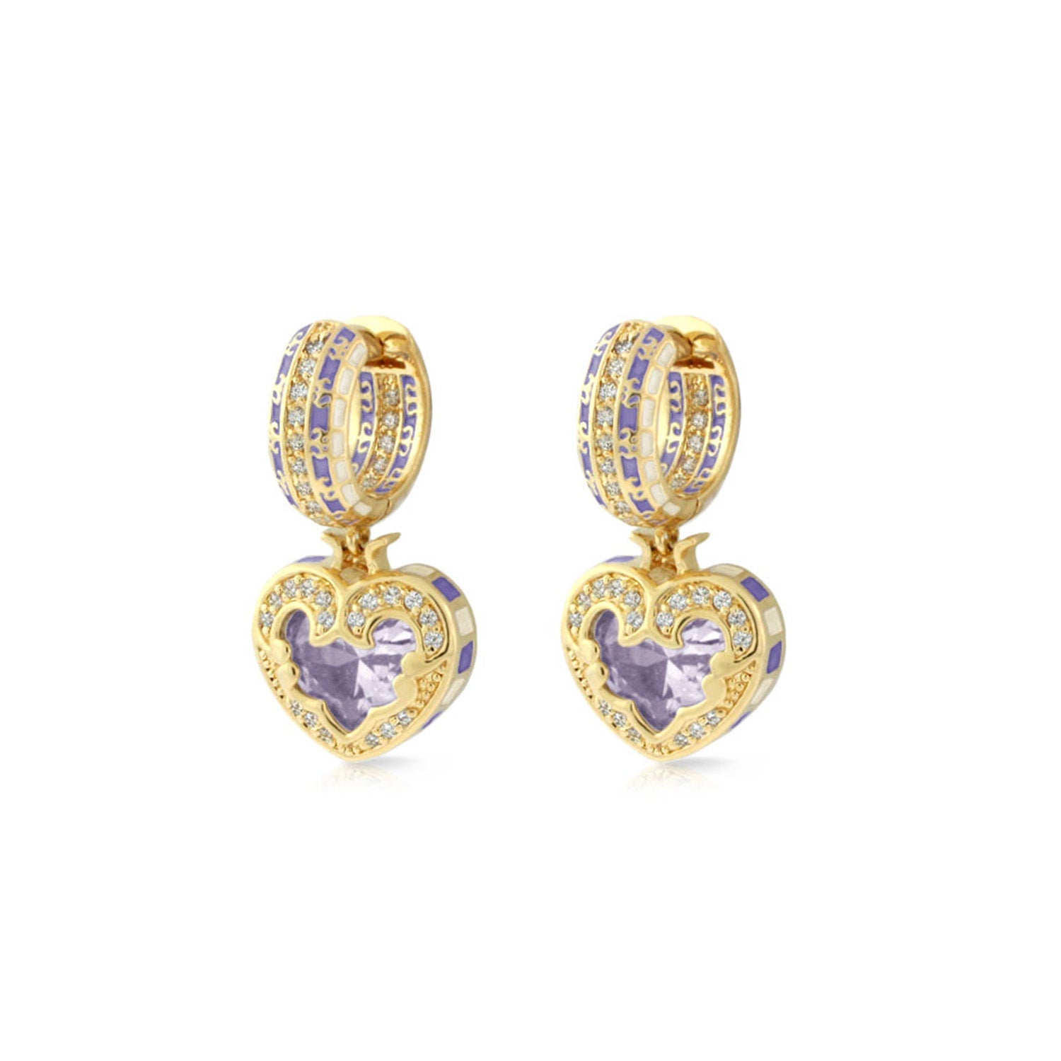 Renaissance Heart Earrings