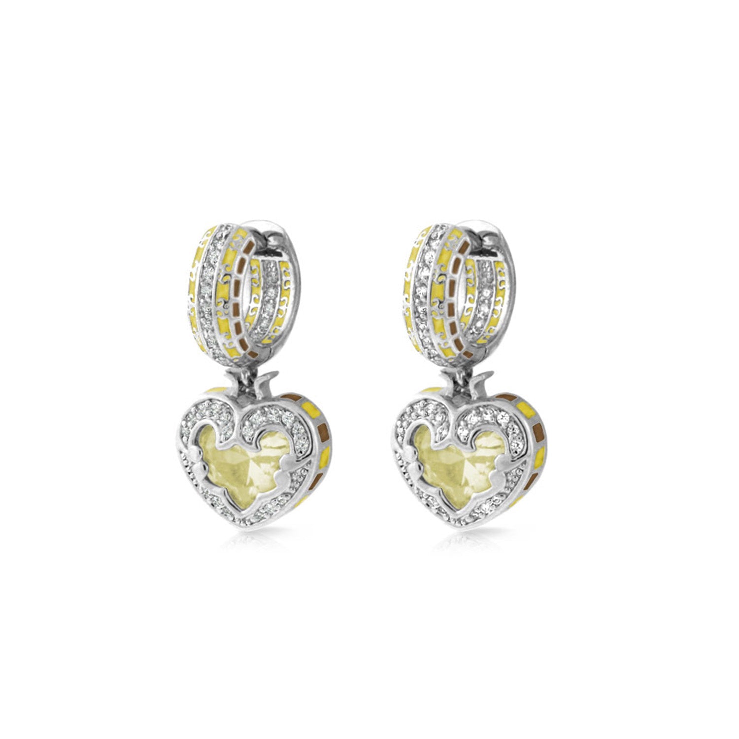 Renaissance Heart Earrings