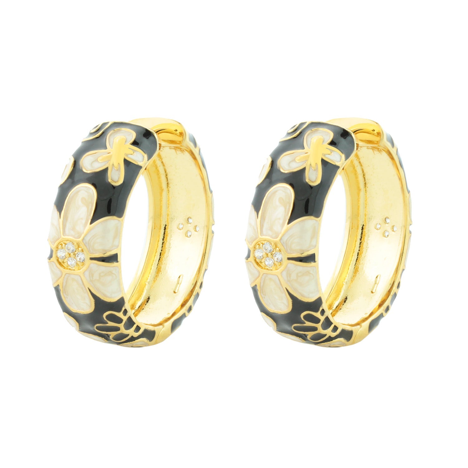 Butterfly Hoop Earrings