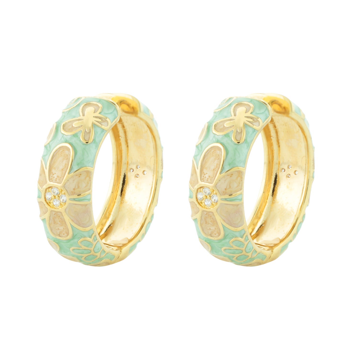 Butterfly Hoop Earrings