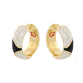 Earth Wind and Pave Earrings