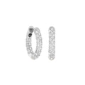 Pave Hoop Earrings