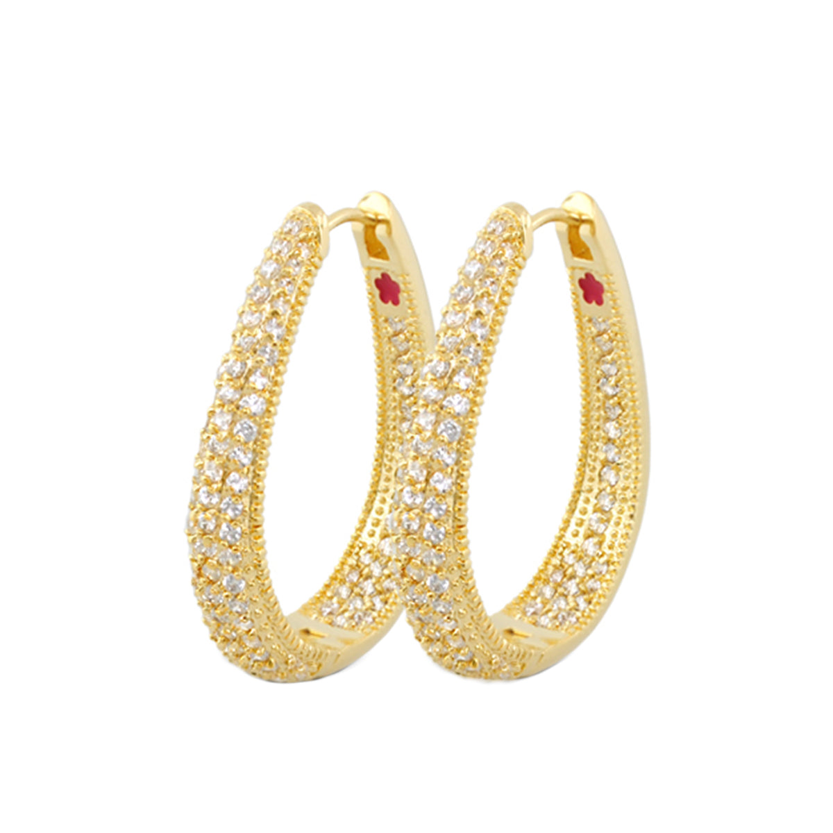 Glamour Pave Earrings