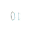 Pave Hoop Earrings