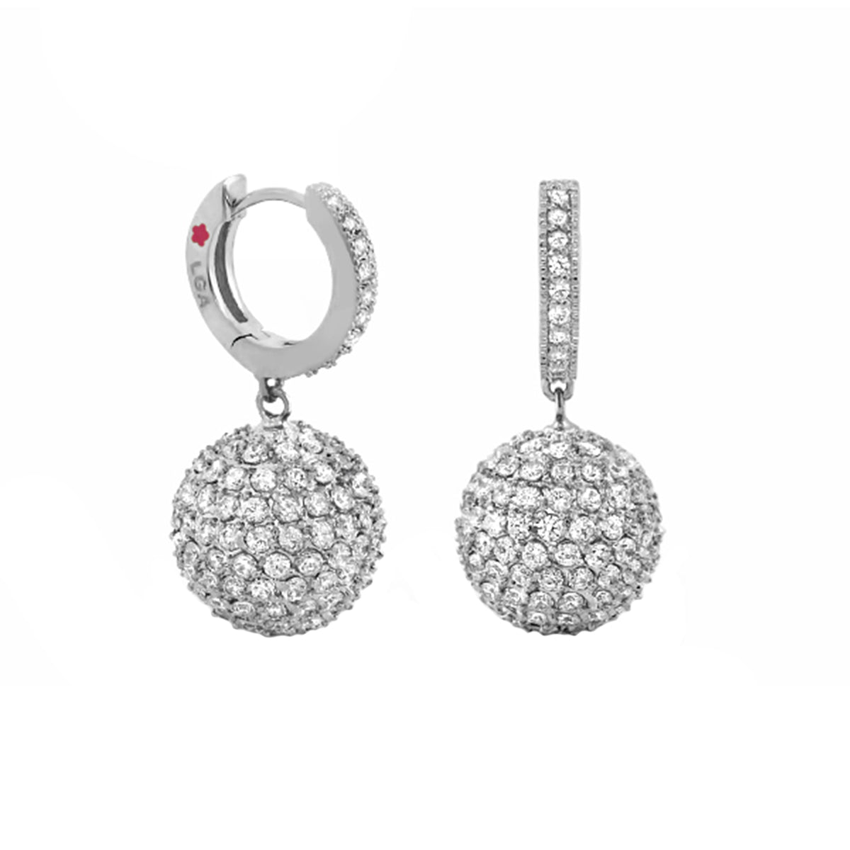 Glamour Pave Earrings