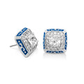 Enamel Engagement Earrings