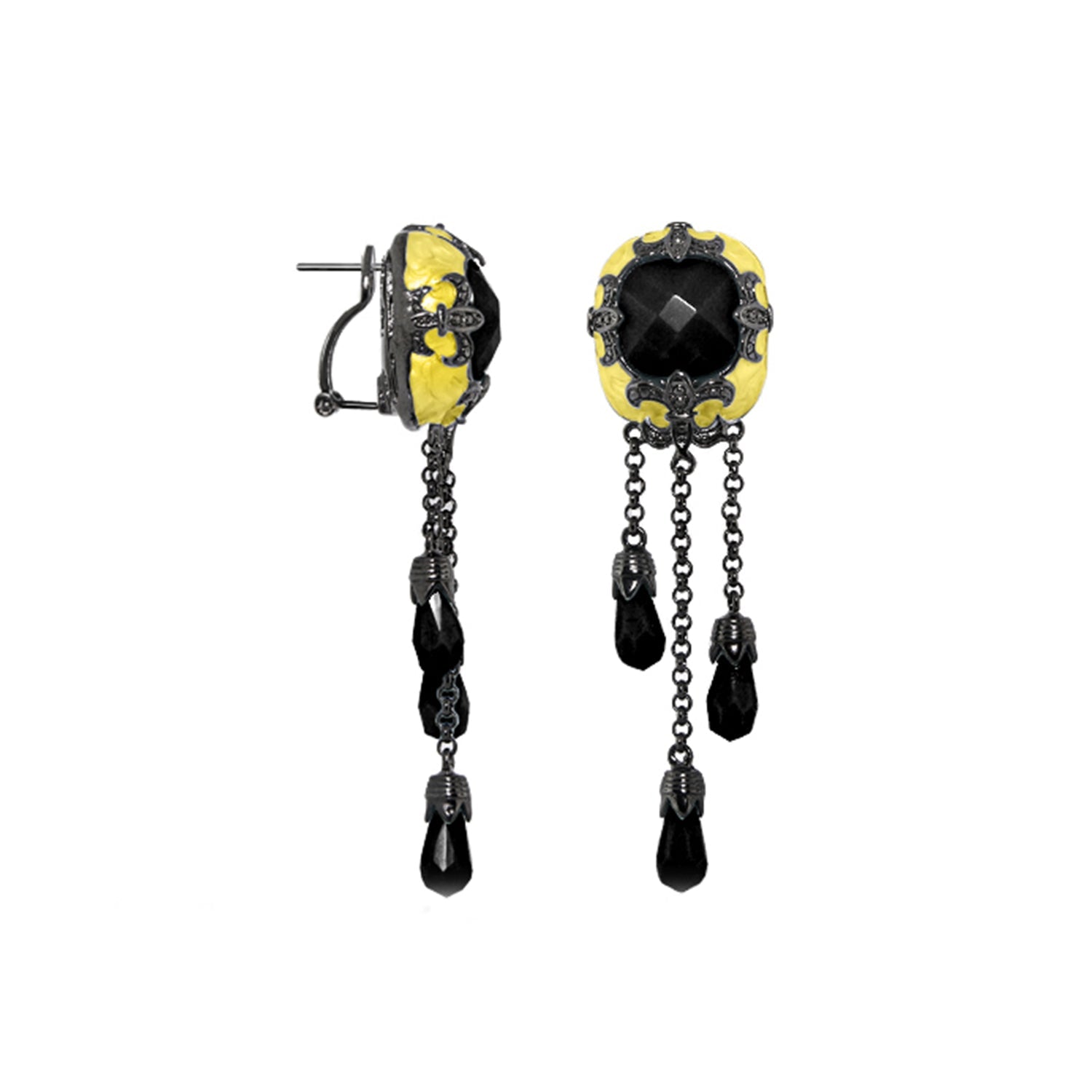 Knights of Love Chandelier Earrings