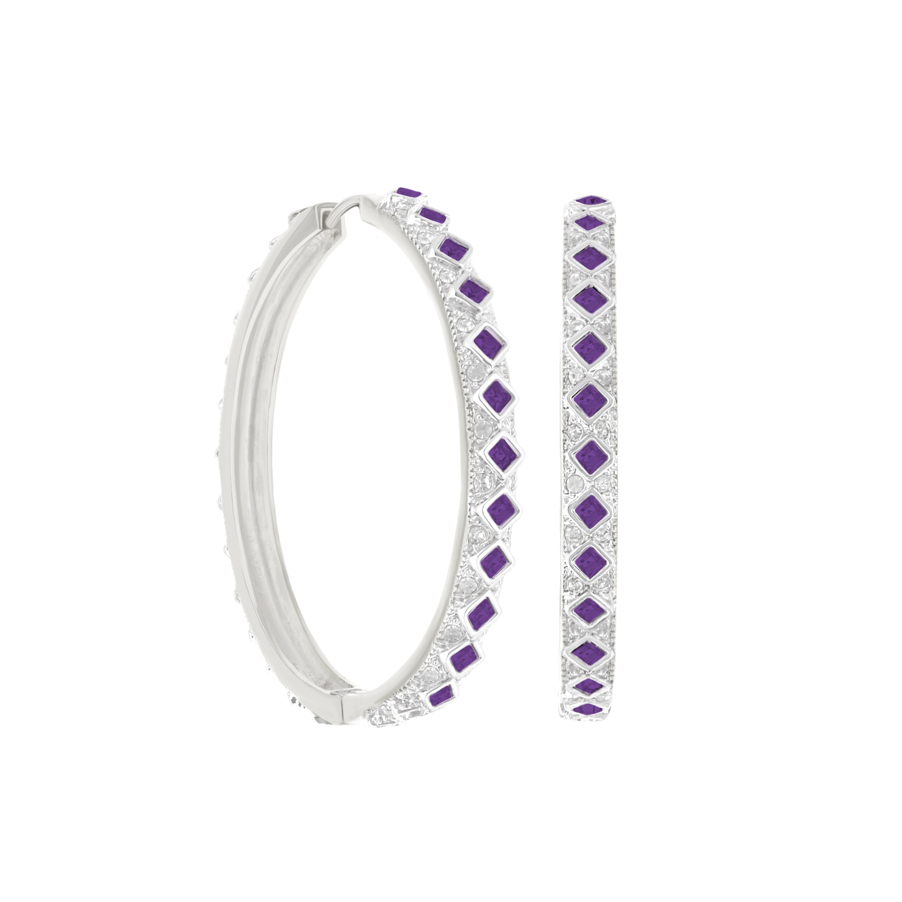 Crystal Hoop Earrings