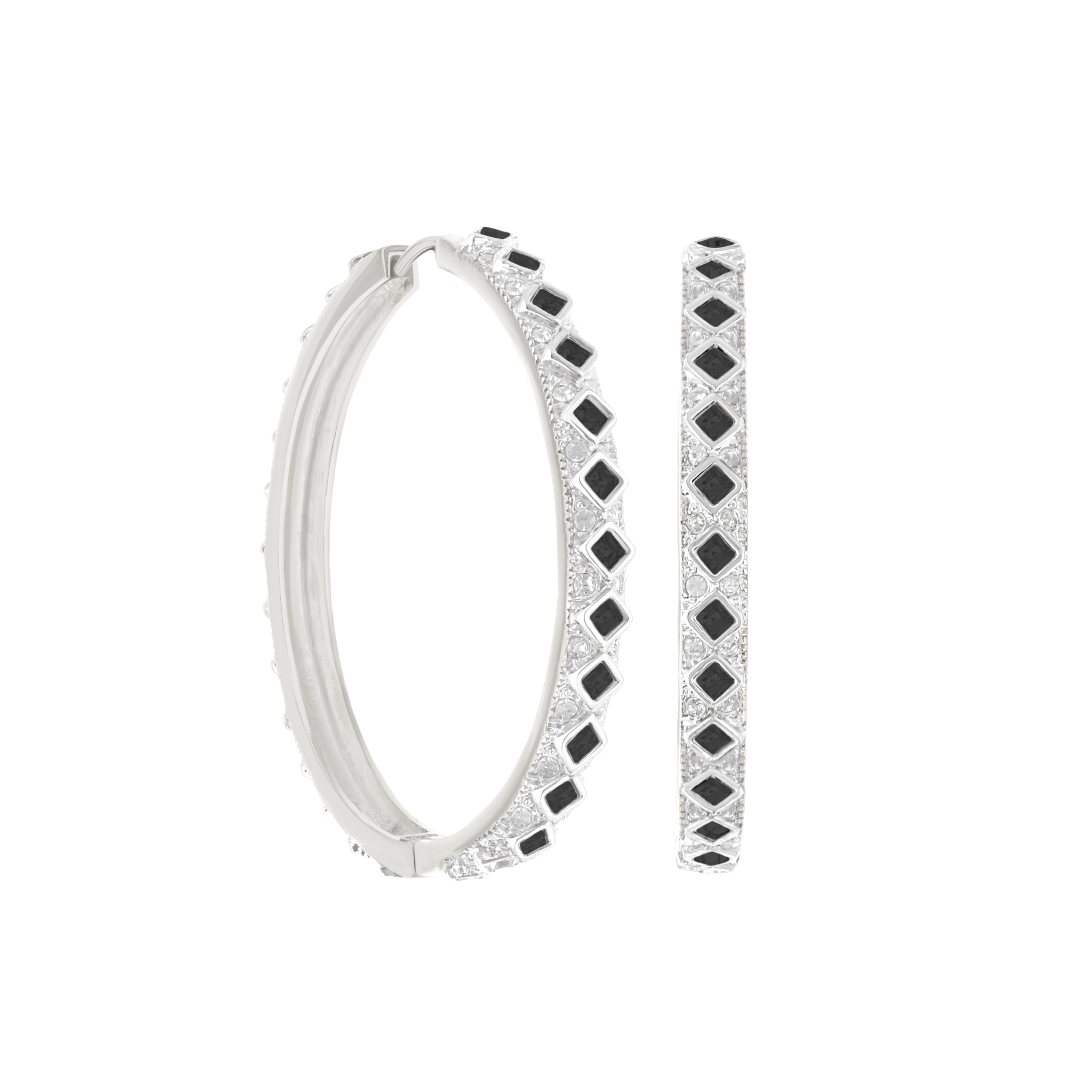 Crystal Hoop Earrings