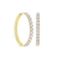 Crystal Hoop Earrings