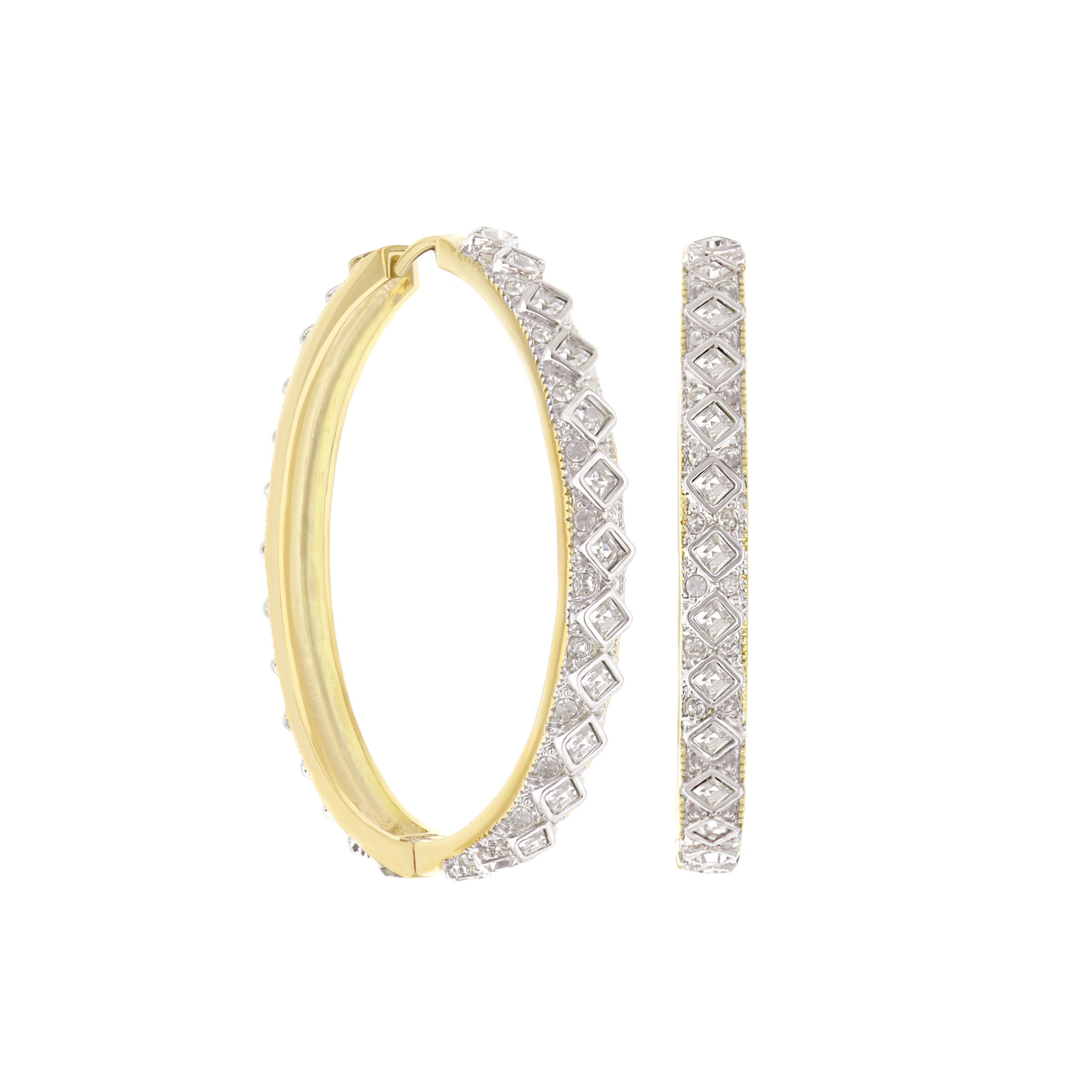 Crystal Hoop Earrings