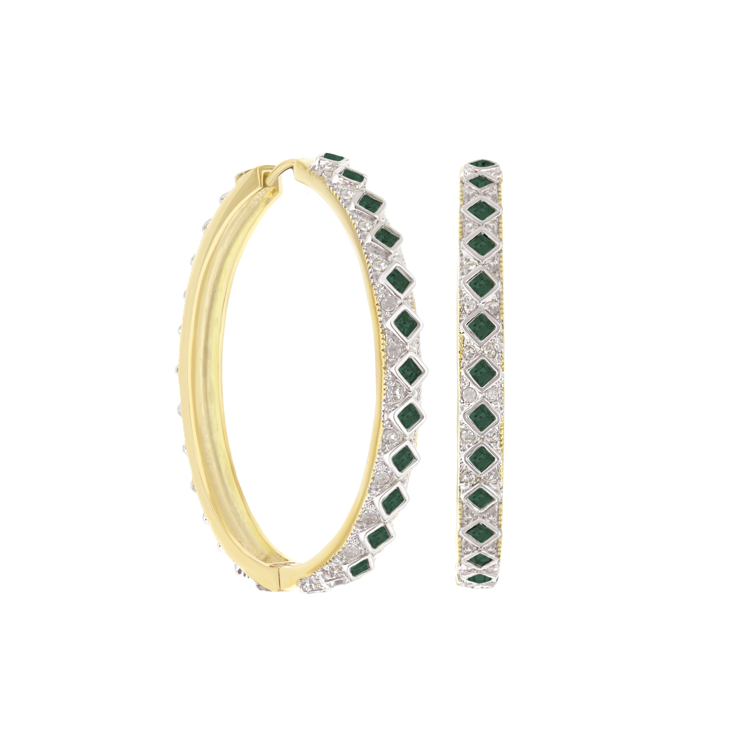 Crystal Hoop Earrings