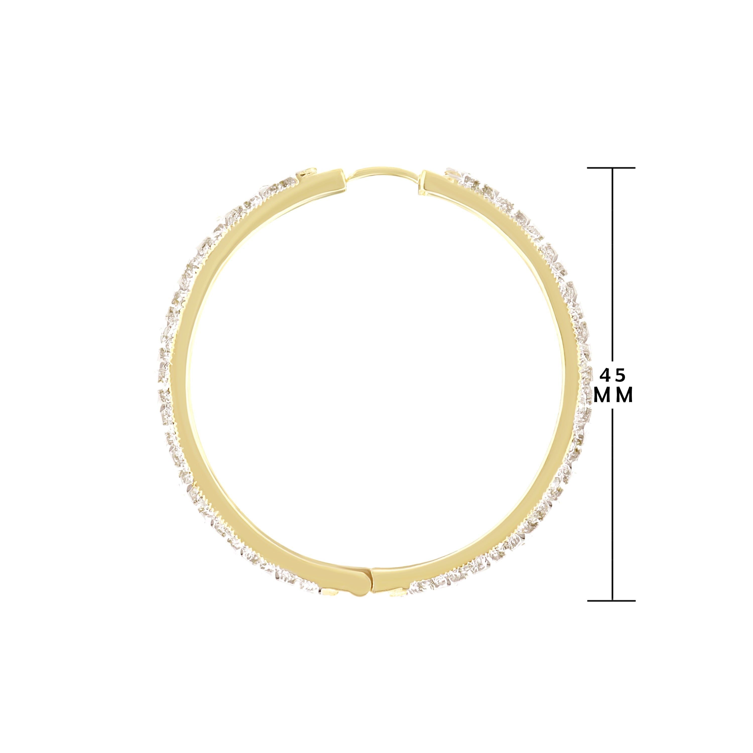 Crystal Hoop Earrings