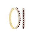 Crystal Hoop Earrings