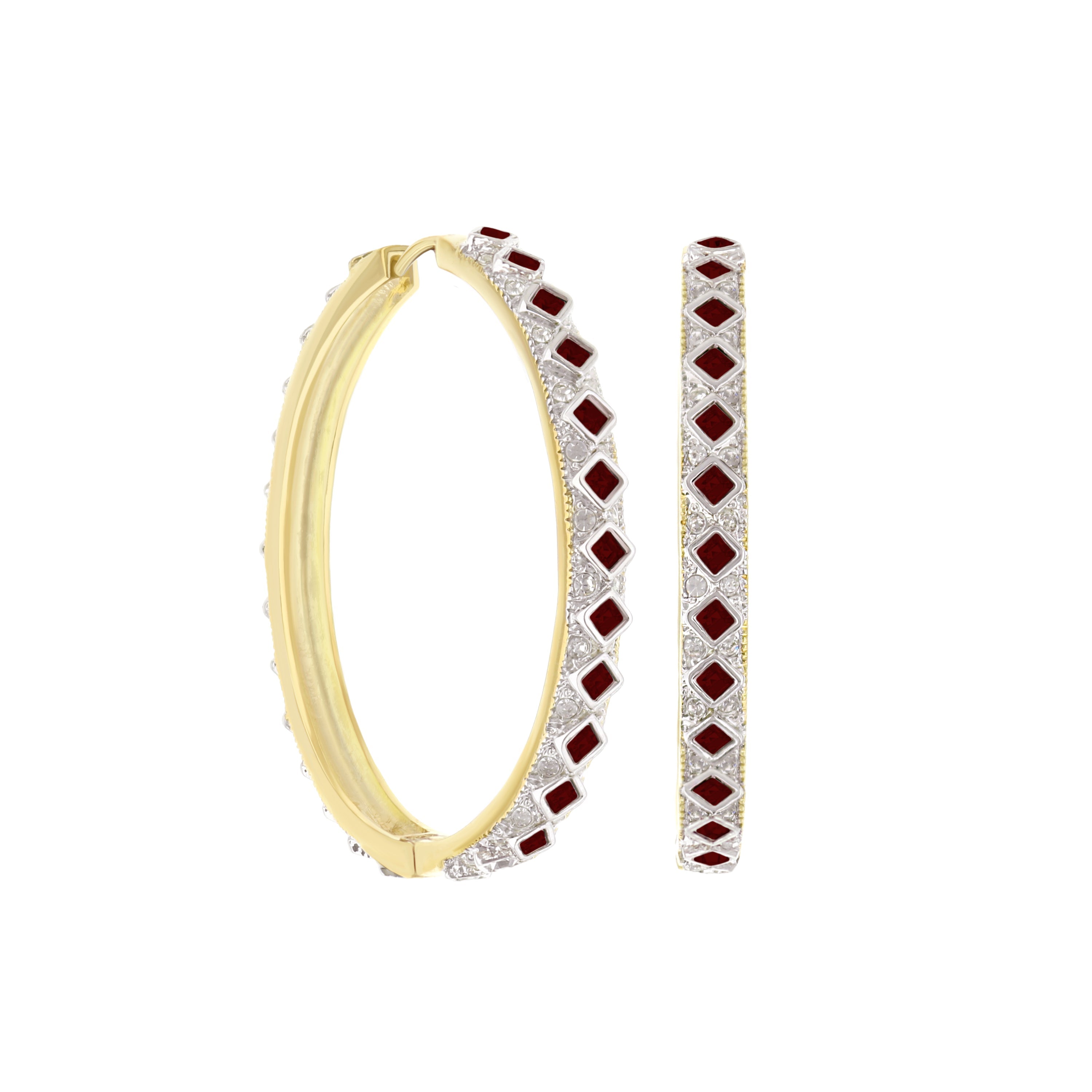 Crystal Hoop Earrings