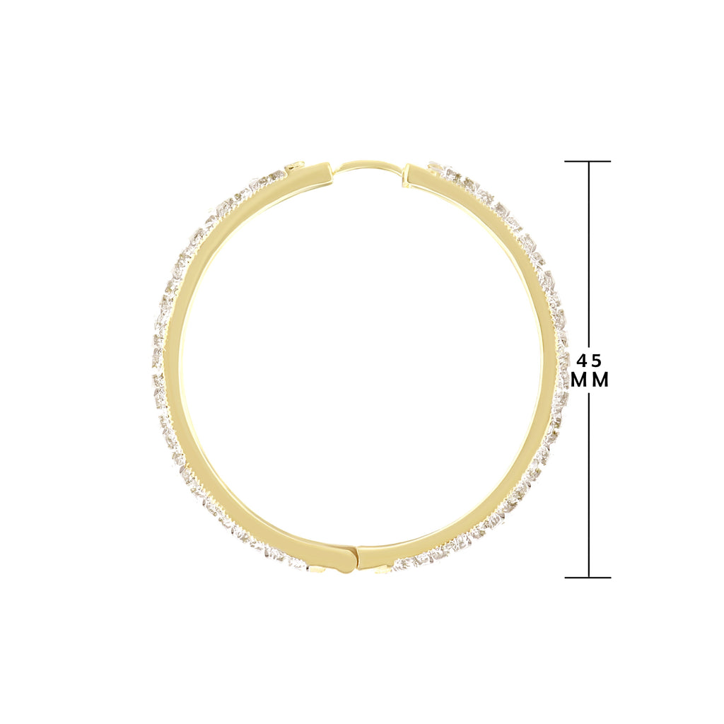 Crystal Hoop Earrings