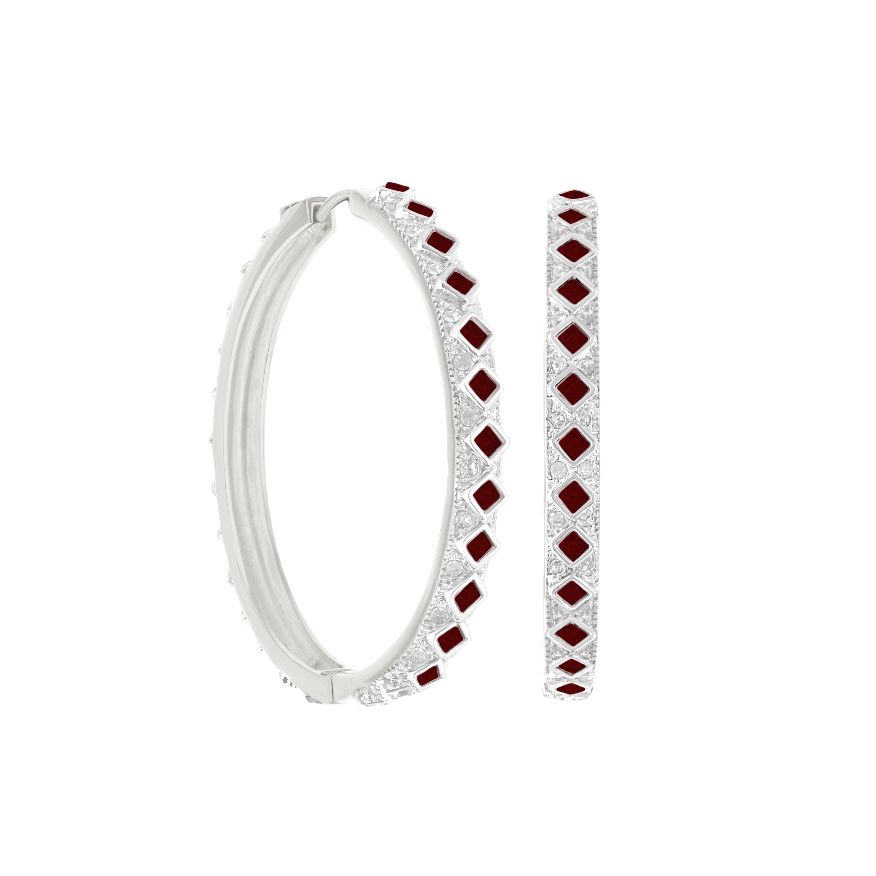 Crystal Hoop Earrings