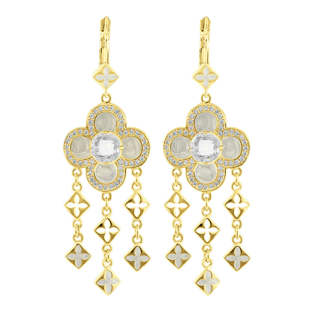 Floral Knight Earrings